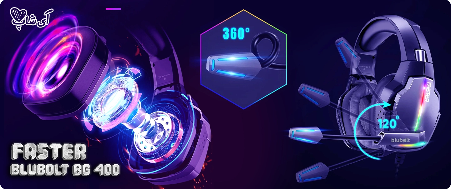 هدست بازی Faster BLUBOLT BG-400