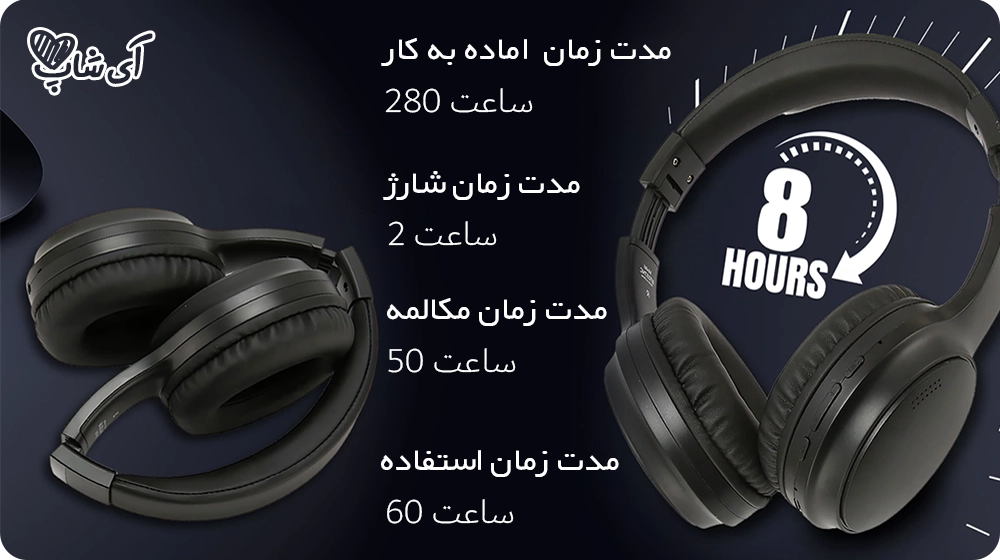 هدفون بی‌سیم فستر Faster S5 - هدست گیمینگ با ANC و بلوتوث 5.3