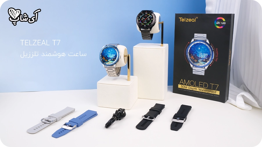 ساعت هوشمند Telzeal AMOLED T7 با صفحه 1.43 اینچ و بدنه آلومینیومی