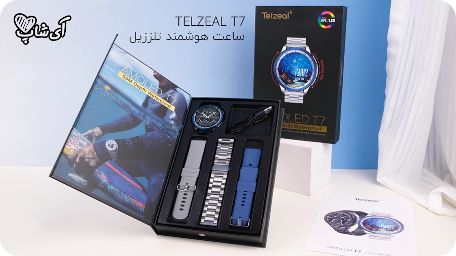 ساعت هوشمند Telzeal AMOLED T7 با صفحه 1.43 اینچ و بدنه آلومینیومی